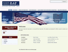 Tablet Screenshot of huroncountybar.org